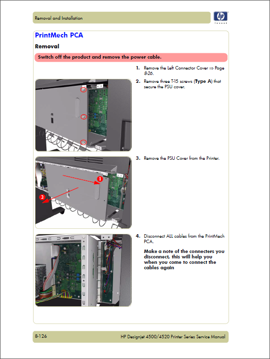 HP Designjet 4500 4520 Service Manual-6